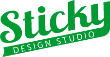 Sticky Design Studio Green Logo